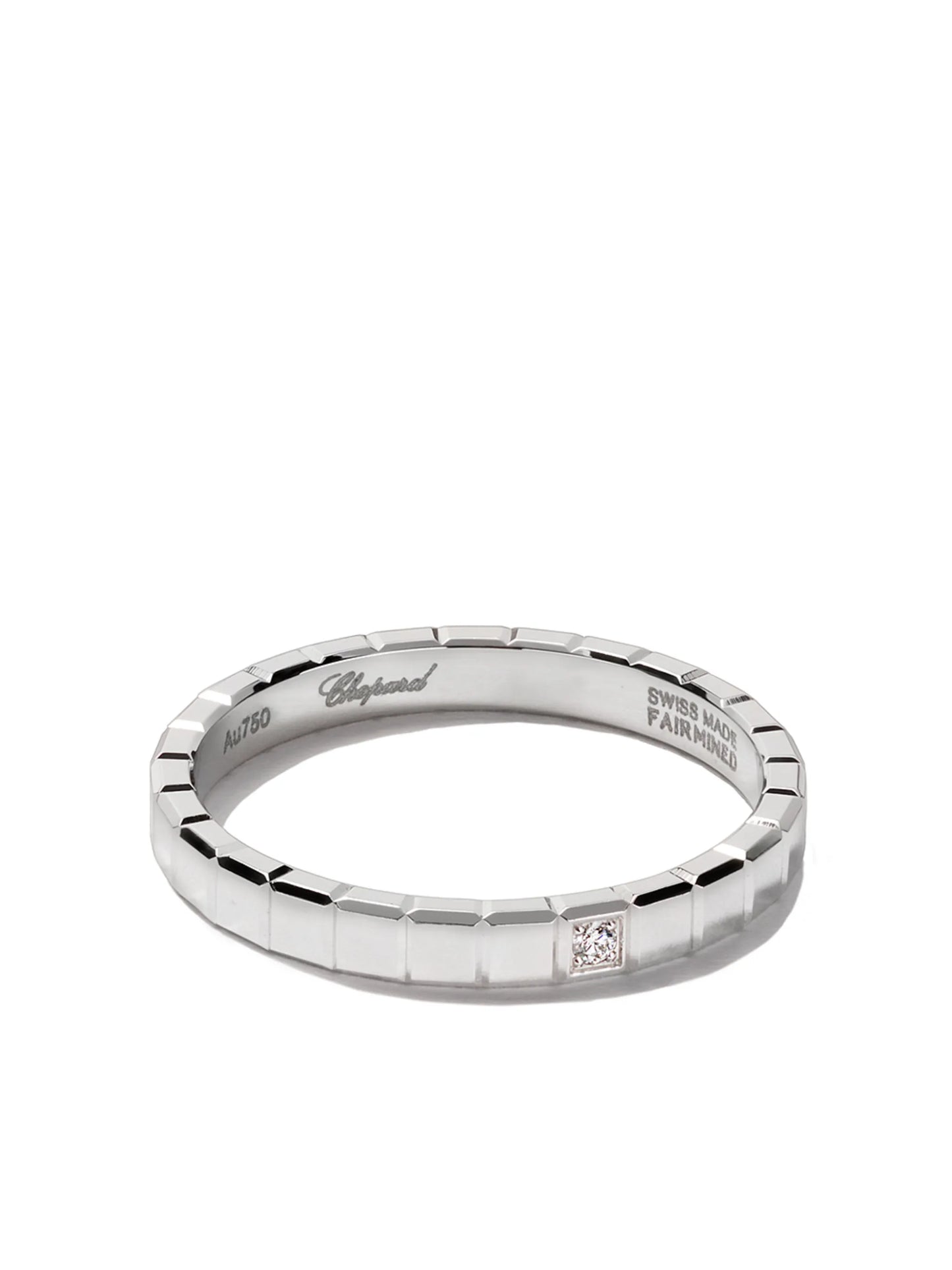Chopard 18kt white gold Ice Cube Pure diamond ring