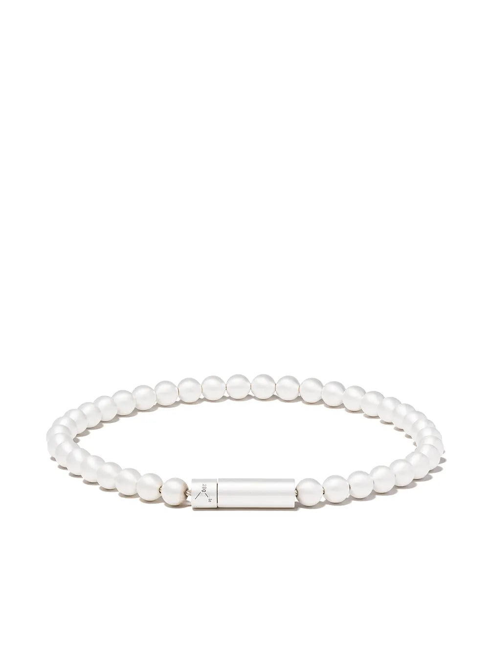 Le Gramme Le 25g Silver Beaded Bracelet Elegant Design