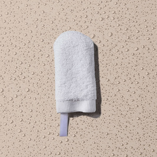 BABETTE Fluffy Nude Soft Cleansing & Exfoliating Glove for gentle skin cleansing