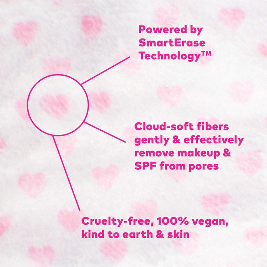 MakeUp Eraser® Hello Kitty Cutie Pie 7- Day Set Reusable Makeup Remover with SmartErase Technology