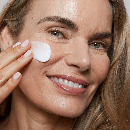 Medik8 Advanced Night Restore 50ml applied for glowing skin and hydration.