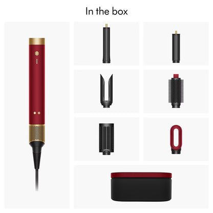 Dyson Airwrap Co-anda2x™ multi-styler and dryer Red Velvet / Gold accessories included