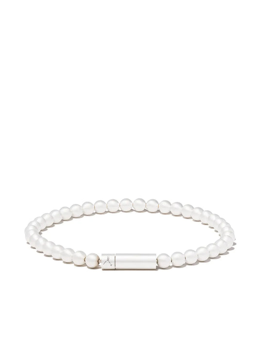 Le Gramme Le 25g Silver Beaded Bracelet Elegant Design