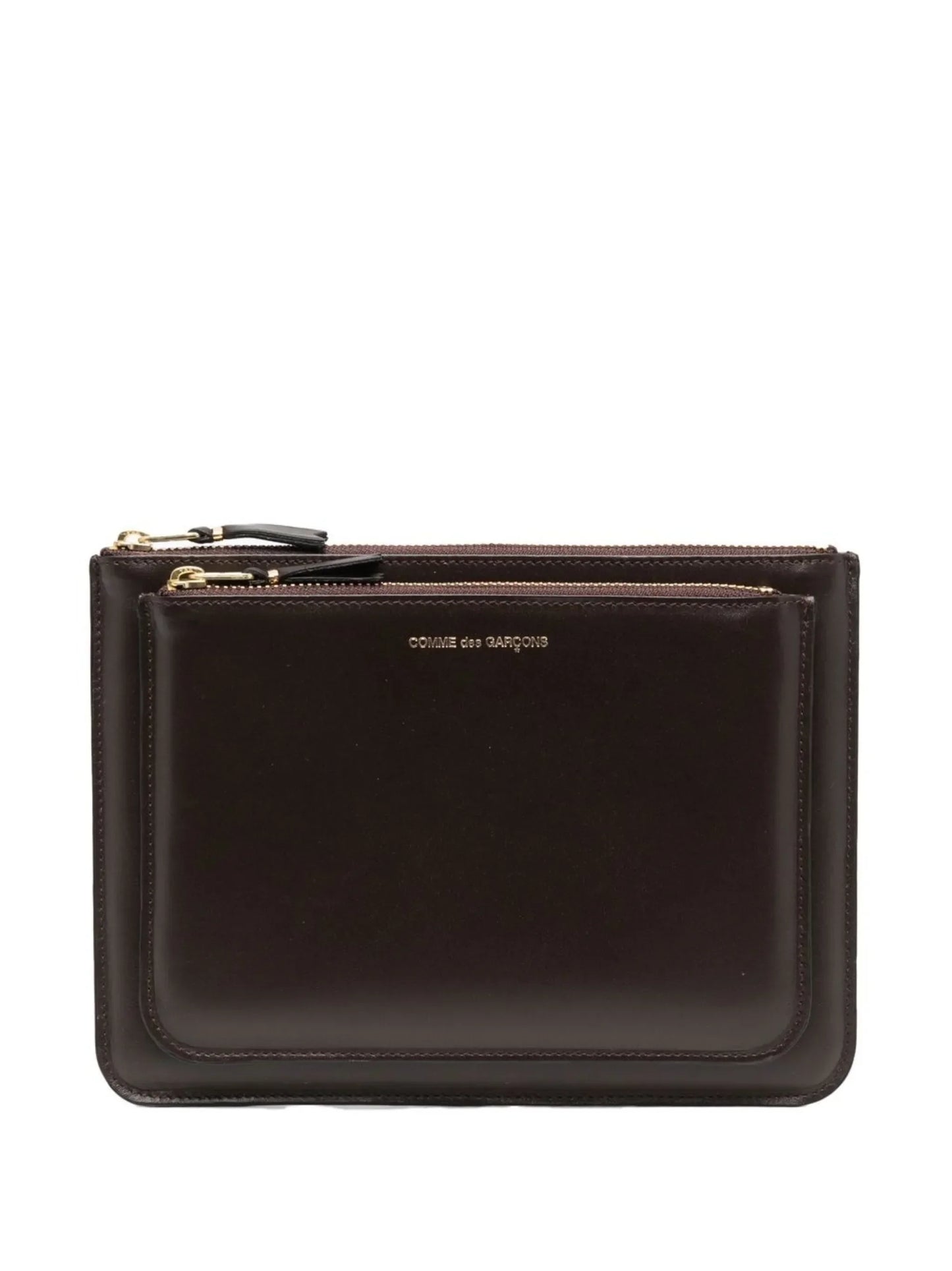 Comme  Wallet  double-compartment leather wallet