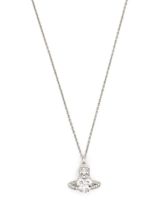 Vivienne Westwood Ariella Silver Orb Charm Necklace with Delicate Chain