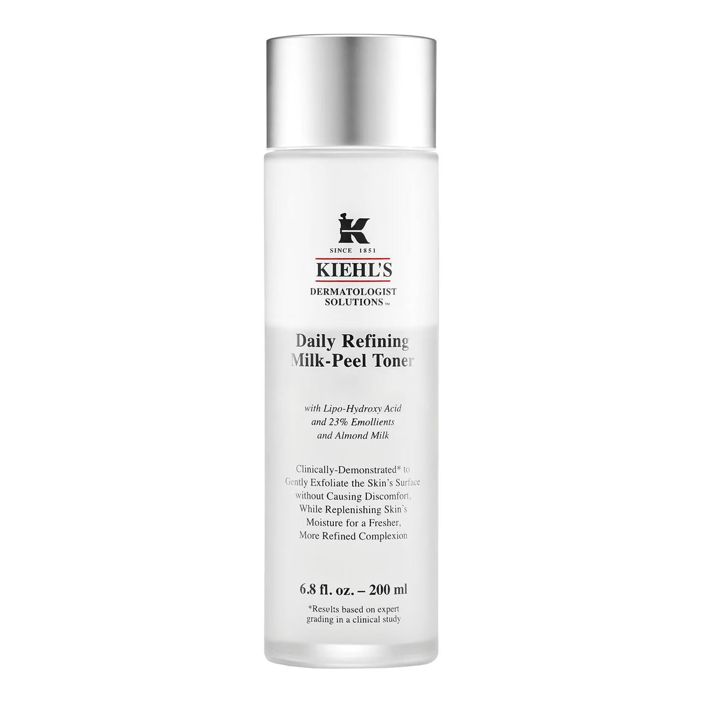Kiehl's Daily Refining Milk-Peel Toner 200ml, hydrating toner for glowing skin