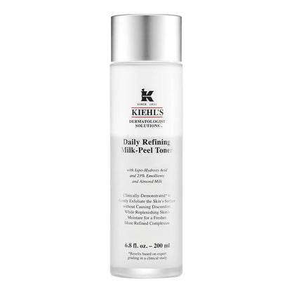 Kiehl's Daily Refining Milk-Peel Toner 200ml, hydrating toner for glowing skin