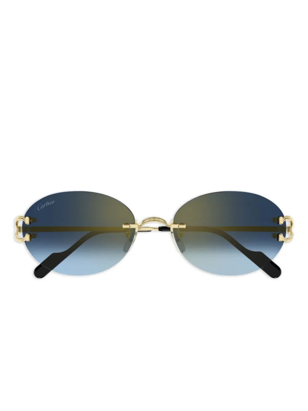 Cartier Round Sunglasses Gold