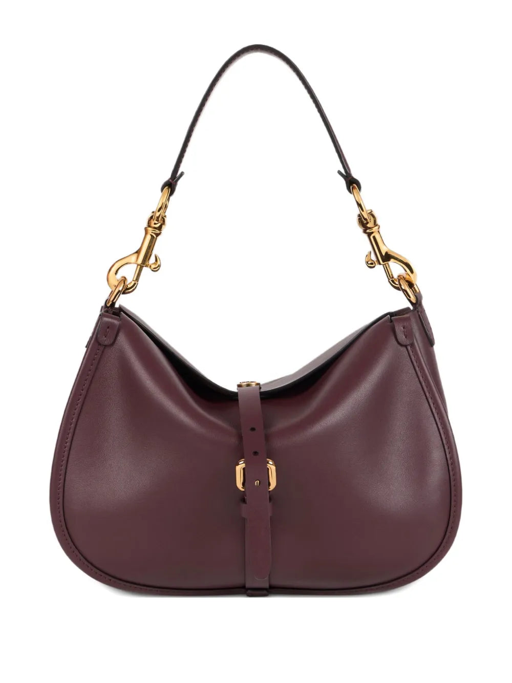 ETRO Red Leather Pony Shoulder Bag