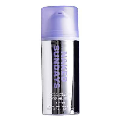 New Naked Sundays CabanaClear Water Gel Serum SPF50 for glowing skin