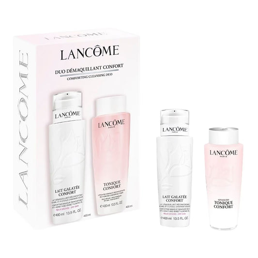 Lancôme Confort Galatee Cleansing Set 400ml + 400ml for hydrated glowing skin