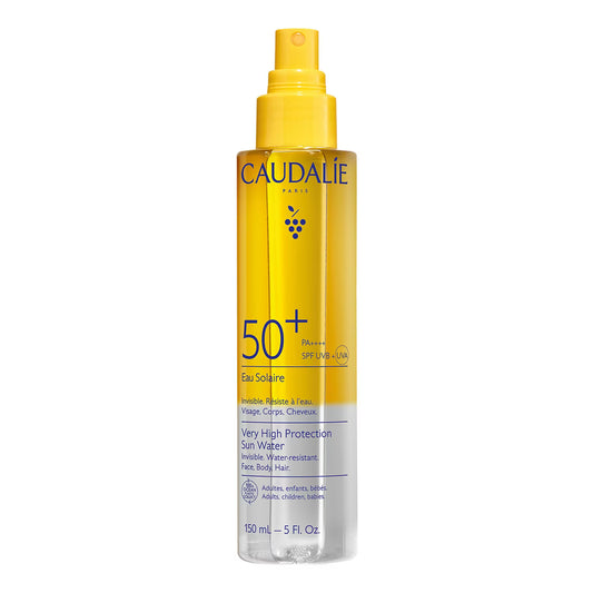 New Caudalie Vinosun Very High Protection Sun Water SPF50+ 150ml, ultra-light sun protection for glowing skin.