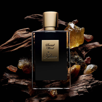 Kilian Paris Sacred Wood Eau de Parfum 100ml for rich sandalwood aroma.