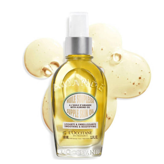 L’Occitane L'OCCITANE Almond Supple Skin Oil 100ml for smooth, nourished skin.