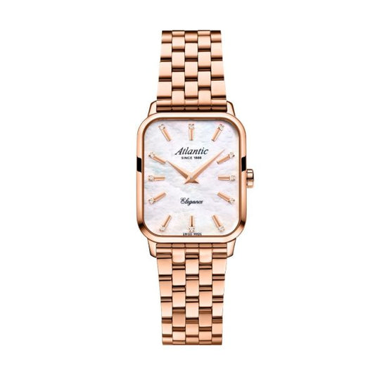 Elegance Belle | Rose Gold with Mother Of Pearl Dial and Metal Bracelet