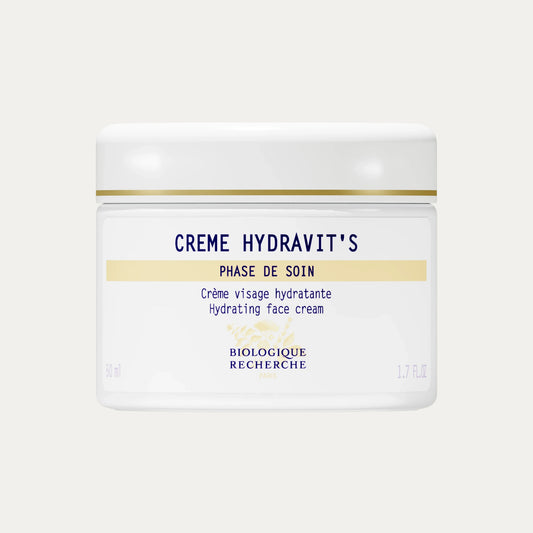 Crème Hydravit’S hydrating face cream for glowing skin and hydration.