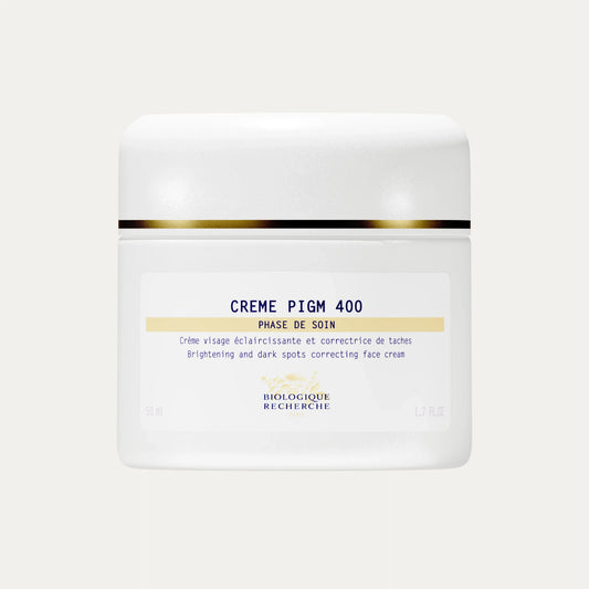 Crème PIGM 400 face serum for glowing skin and hydration.