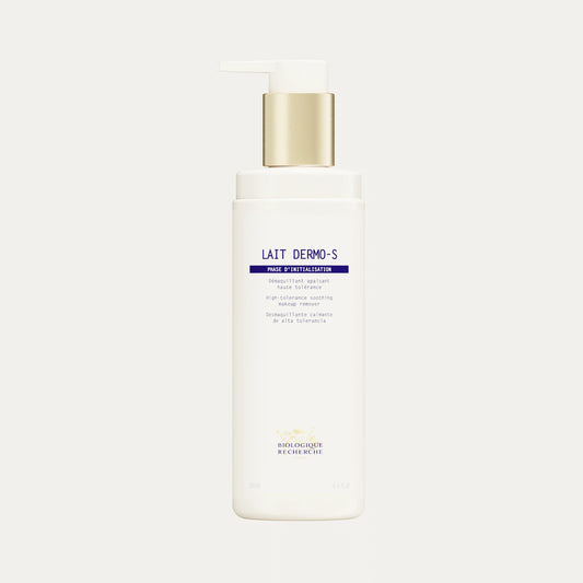 Lait Dermo-S face serum for soothing hydration and glowing skin.