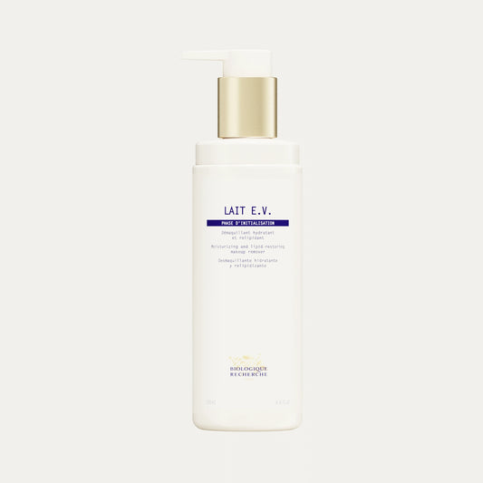 Lait E.V. face serum for hydration and glowing skin.