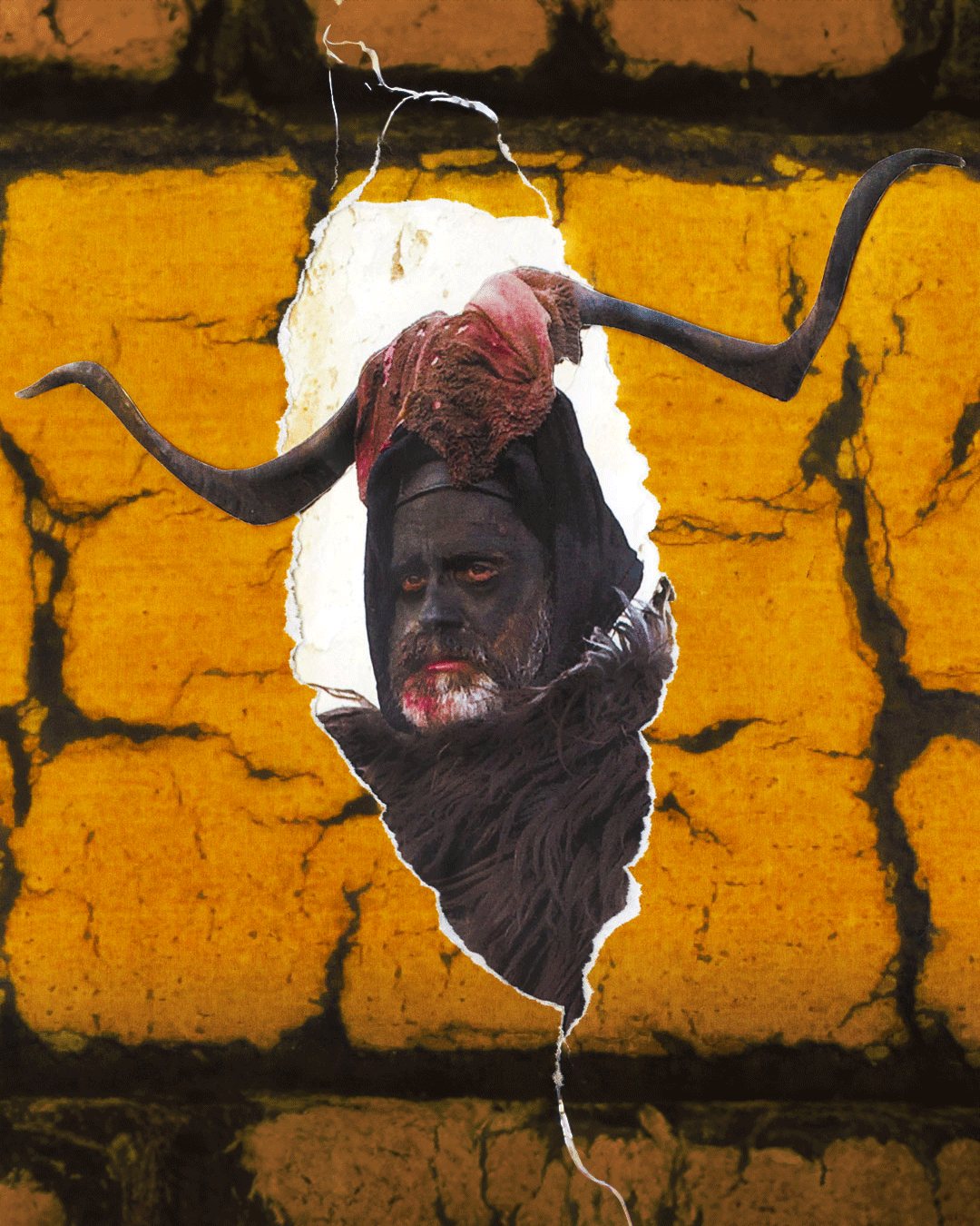 Bergamask perfume extract on textured yellow background.