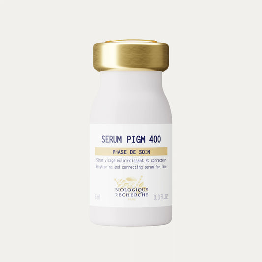 Sérum PIGM 400 face serum for glowing skin and hydration.