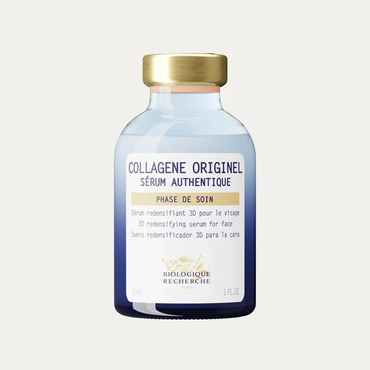 Collagène Originel face serum for hydrated, glowing skin.