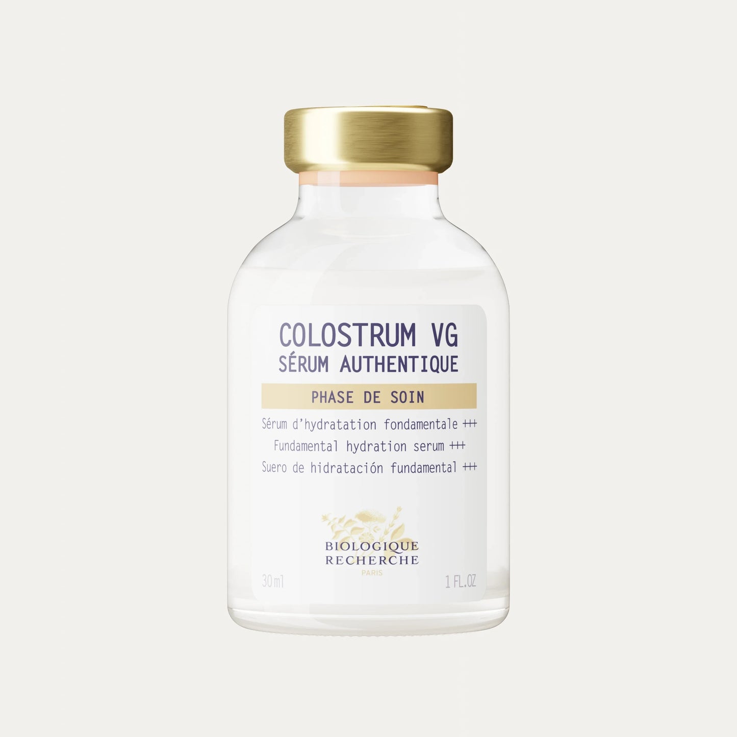 Colostrum VG face serum for hydration and glowing skin.