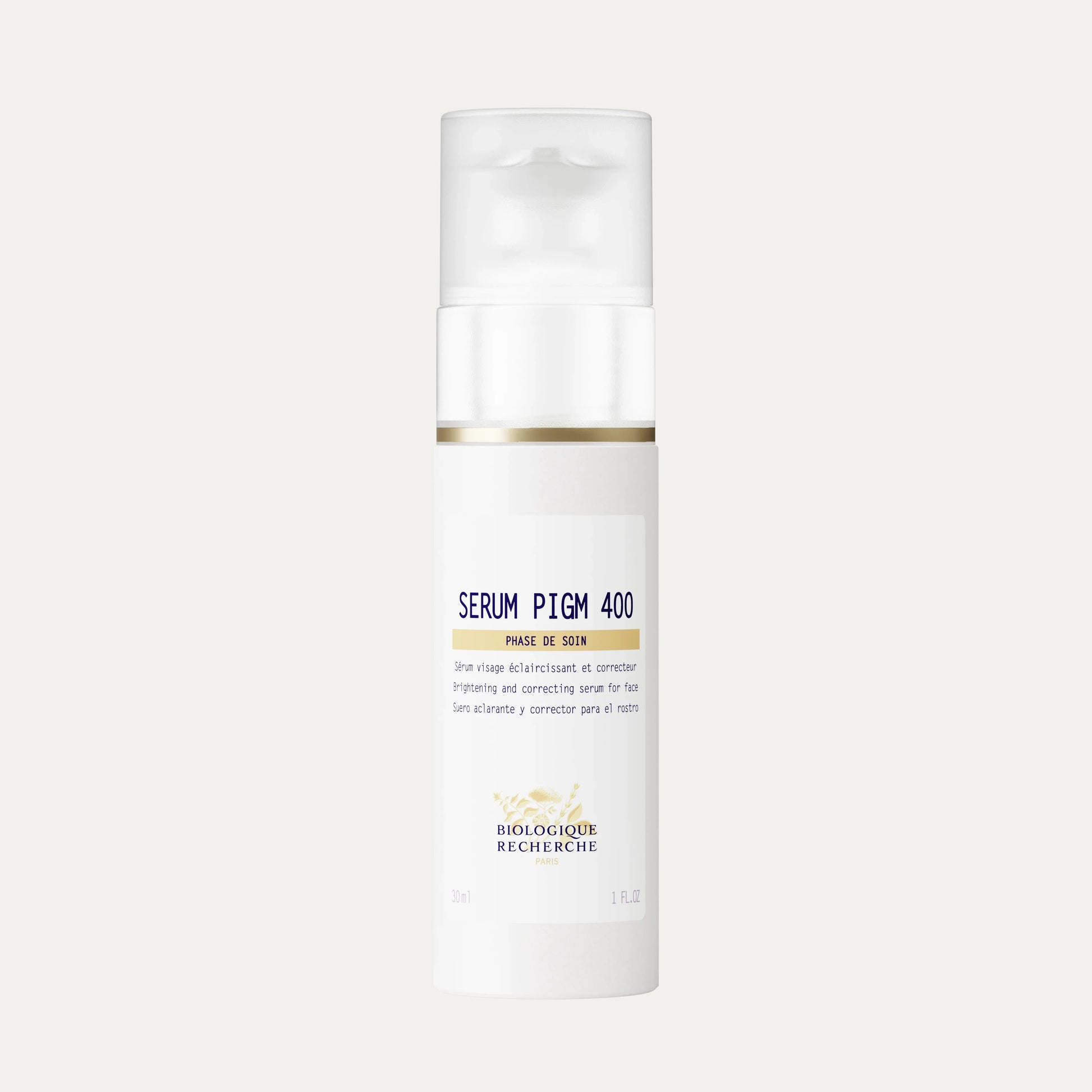 Sérum PIGM 400 face serum for glowing skin and hydration.