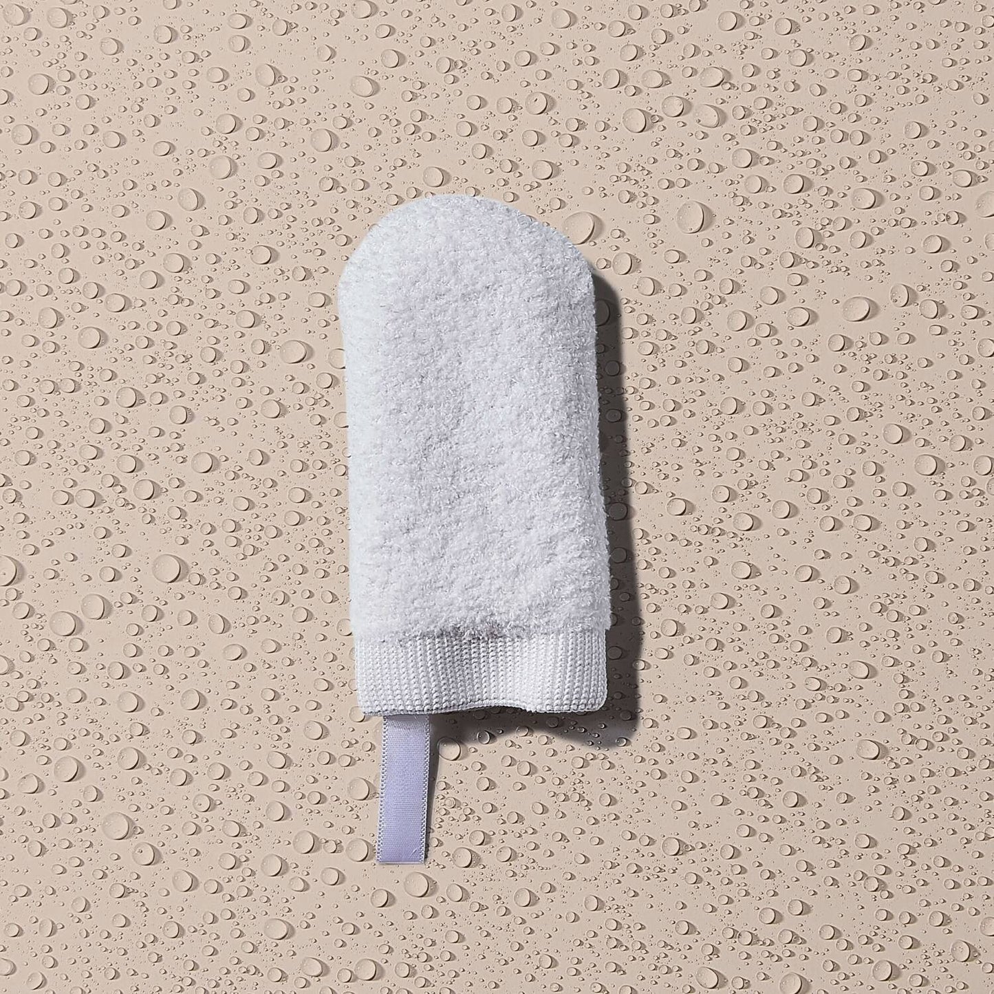 BABETTE Fluffy Nude Soft Cleansing & Exfoliating Glove for gentle skin cleansing