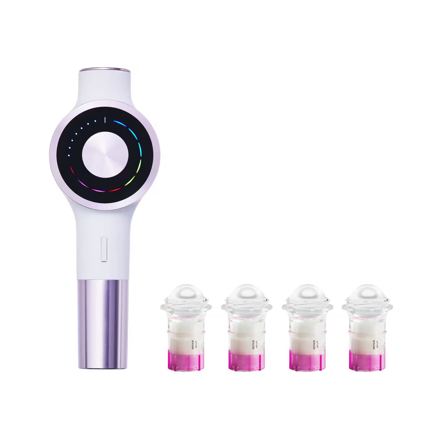 Repairing routine LED Device and Capsules Repair for glowing skin hydration