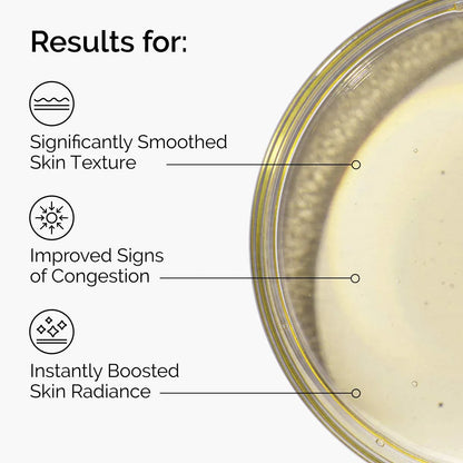 Glycolic Acid 7% Exfoliating and Brightening Daily Toner results for smoother skin texture and radiance.
