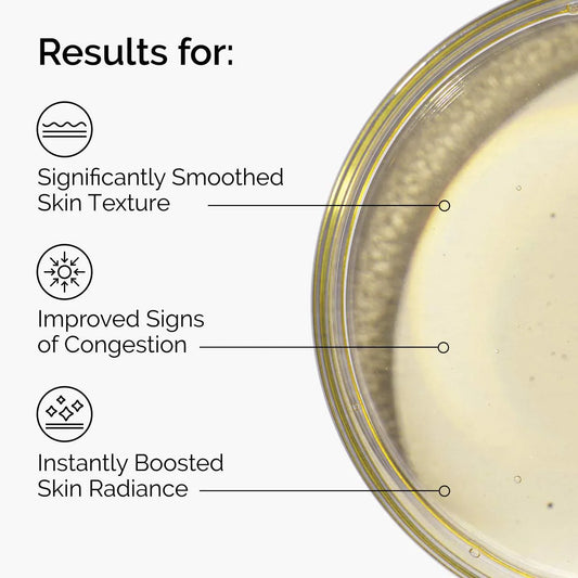 Glycolic Acid 7% Exfoliating and Brightening Daily Toner results for smoother skin texture and radiance.