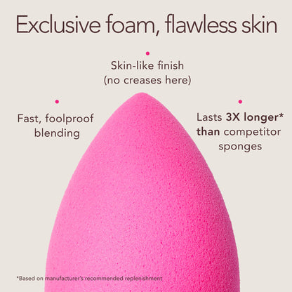 ORIGINAL Beautyblender® Makeup Sponge for flawless blending and skin-like finish.