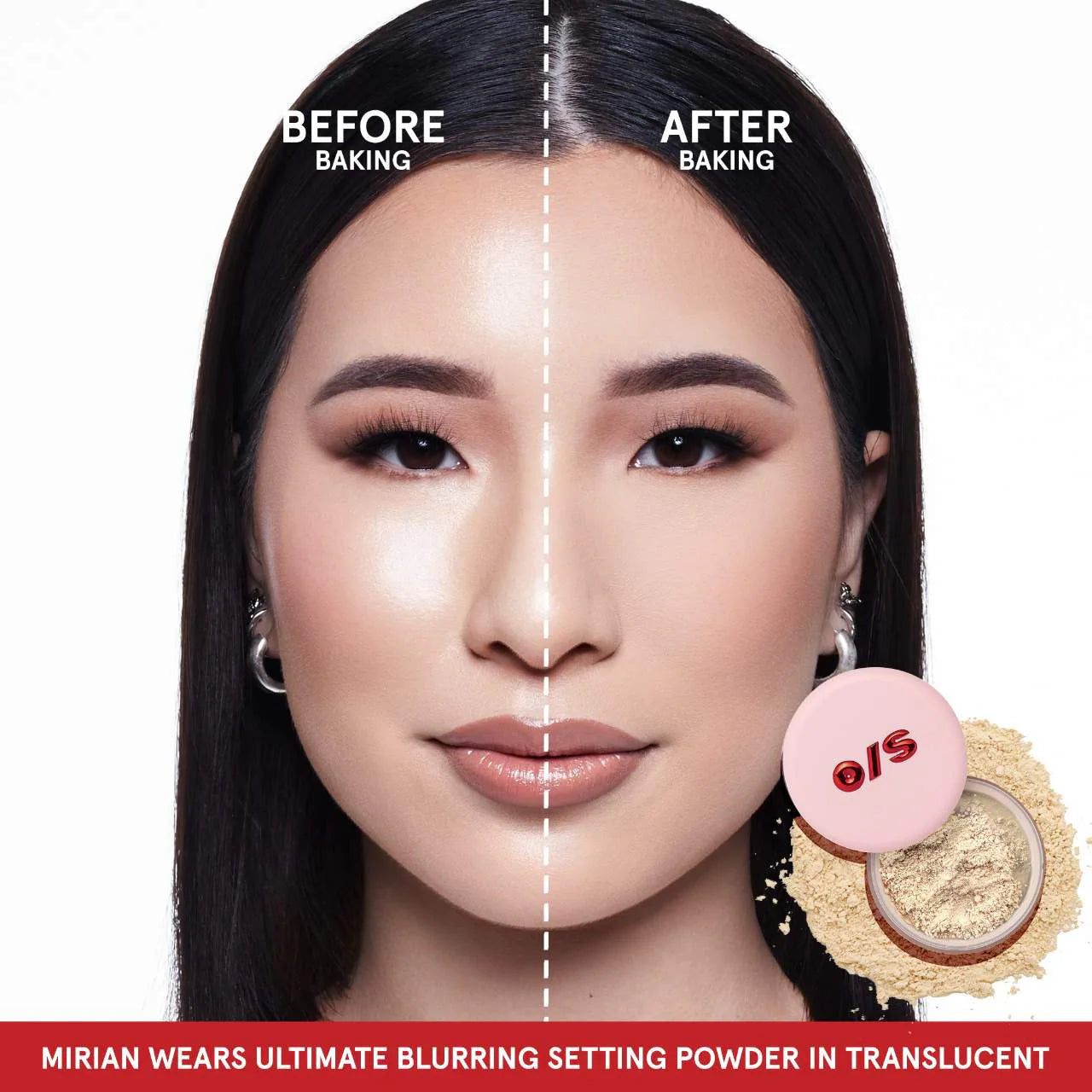 Mini Ultimate Blurring Setting Powder: Smooth skin, flawless finish.