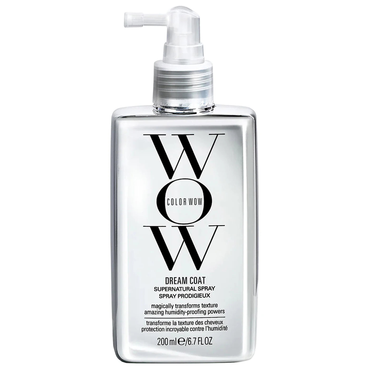 Dream Coat Supernatural Treatment Spray for Frizzy Hair, silky and frizz-free hair.