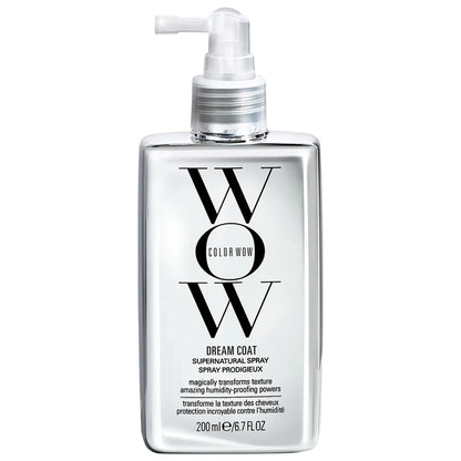 Dream Coat Supernatural Treatment Spray for Frizzy Hair, silky and frizz-free hair.