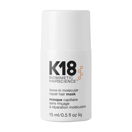 Mini Leave-In Molecular Repair Hair Mask for restoring smooth hair.