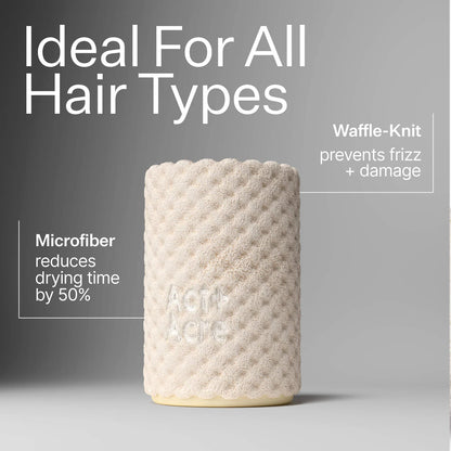 Microfiber Hair Towel for faster drying and frizz prevention.