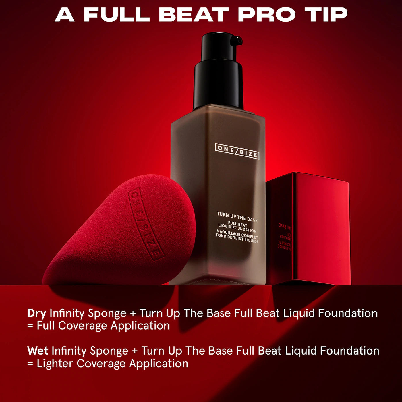 Turn Up The Base Infinity Beauty Sponge for flawless makeup application