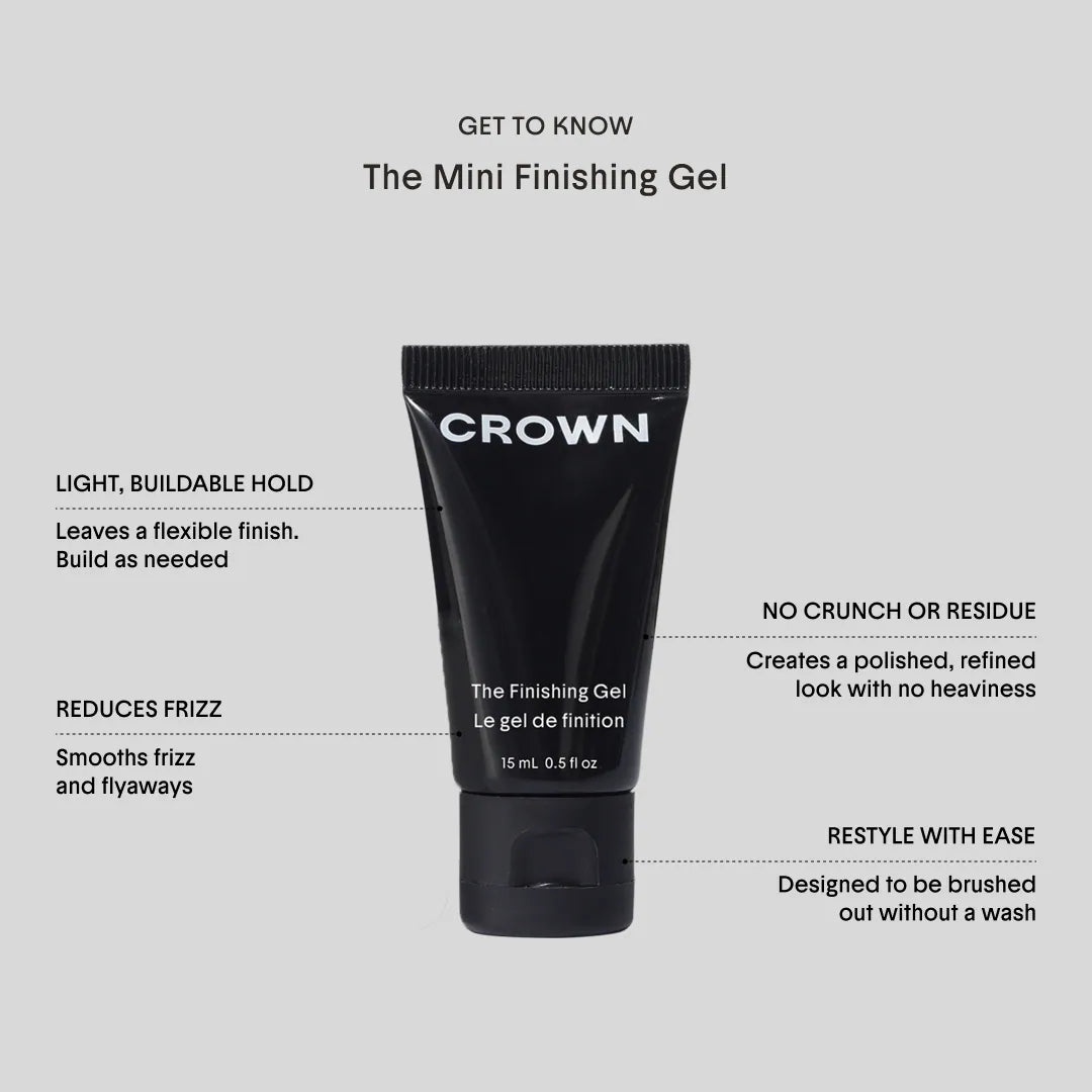Crown Affair The Slick Back Ritual Hair Set for frizz control and flexible hold.