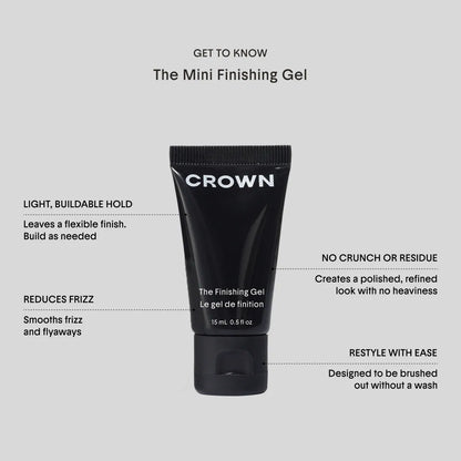 Crown Affair The Slick Back Ritual Hair Set for frizz control and flexible hold.