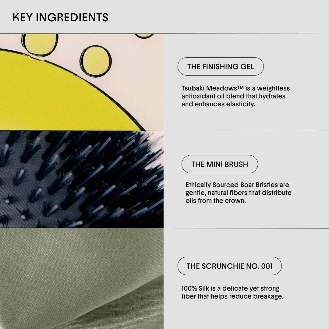 Crown Affair The Slick Back Ritual Hair Set key ingredients and benefits
