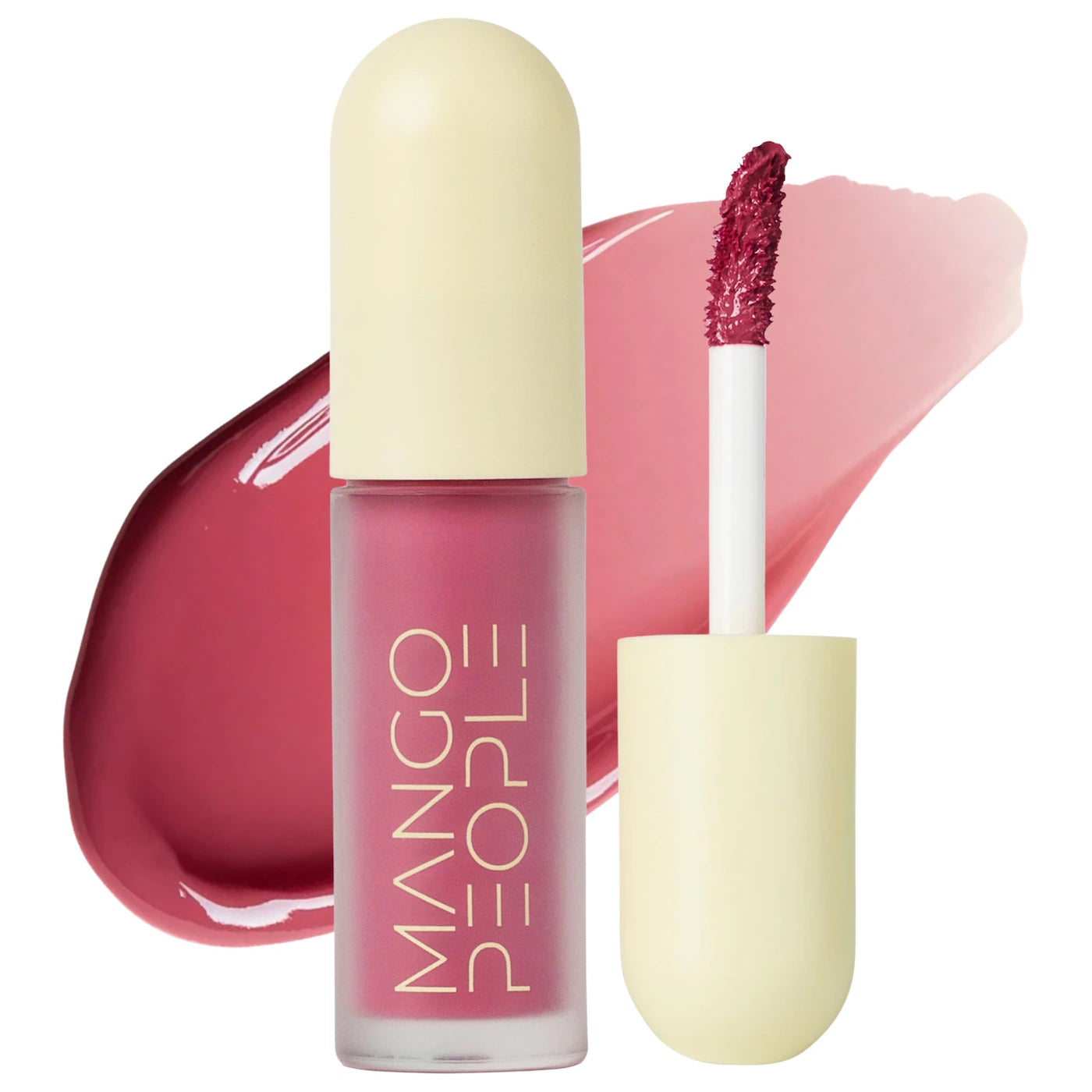 Hydrating Glossy Fruit Lip Stain provides long-lasting hydration and glossy shine.