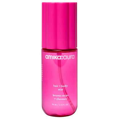 Hair & Body Mist with Vanilla and Pink Grapefruit for refreshing glow.