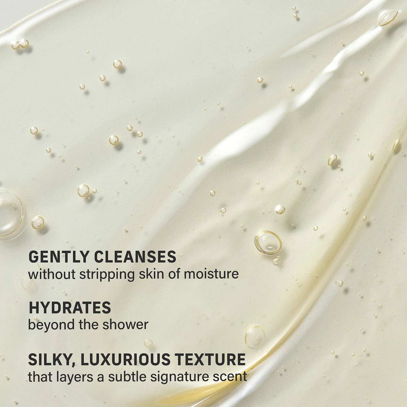 Sacred Santal Sensorial Body Wash for Moisture Barrier hydrates and gently cleanses.