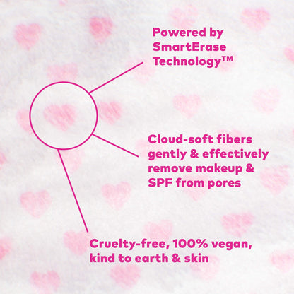 MakeUp Eraser® Hello Kitty Cutie Pie 7- Day Set Reusable Makeup Remover with SmartErase Technology