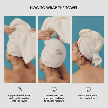 How to wrap The Hair Towel for smooth hair and quick drying