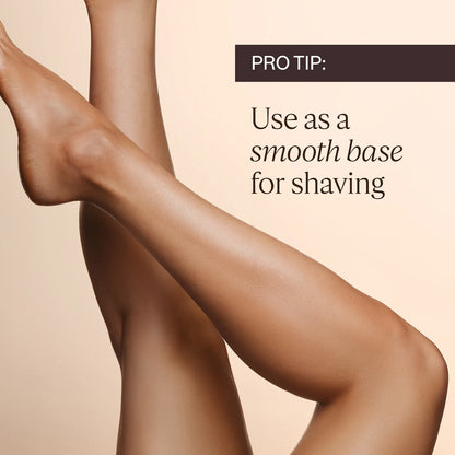 Cleansing And Softening Refillable Shower Oil With Almond Oil for smooth shaving base.